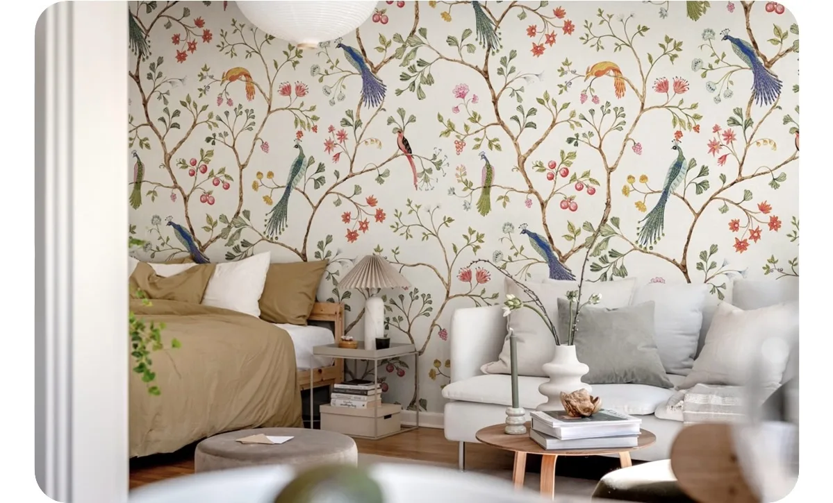 Explore Timeless Elegance  with Chinoiserie Wallpaper